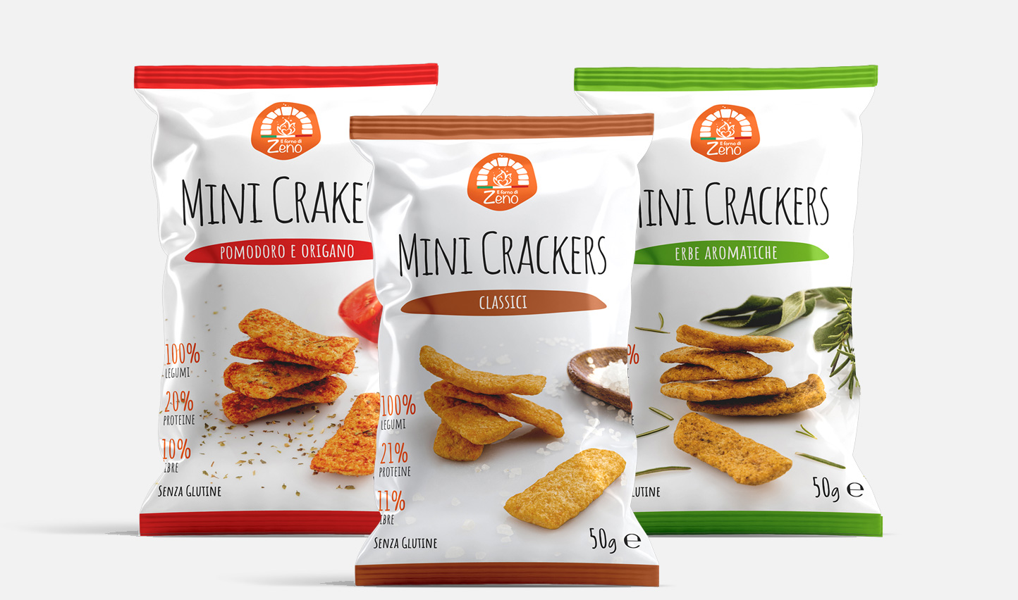 Mini Crackers ai Legumi